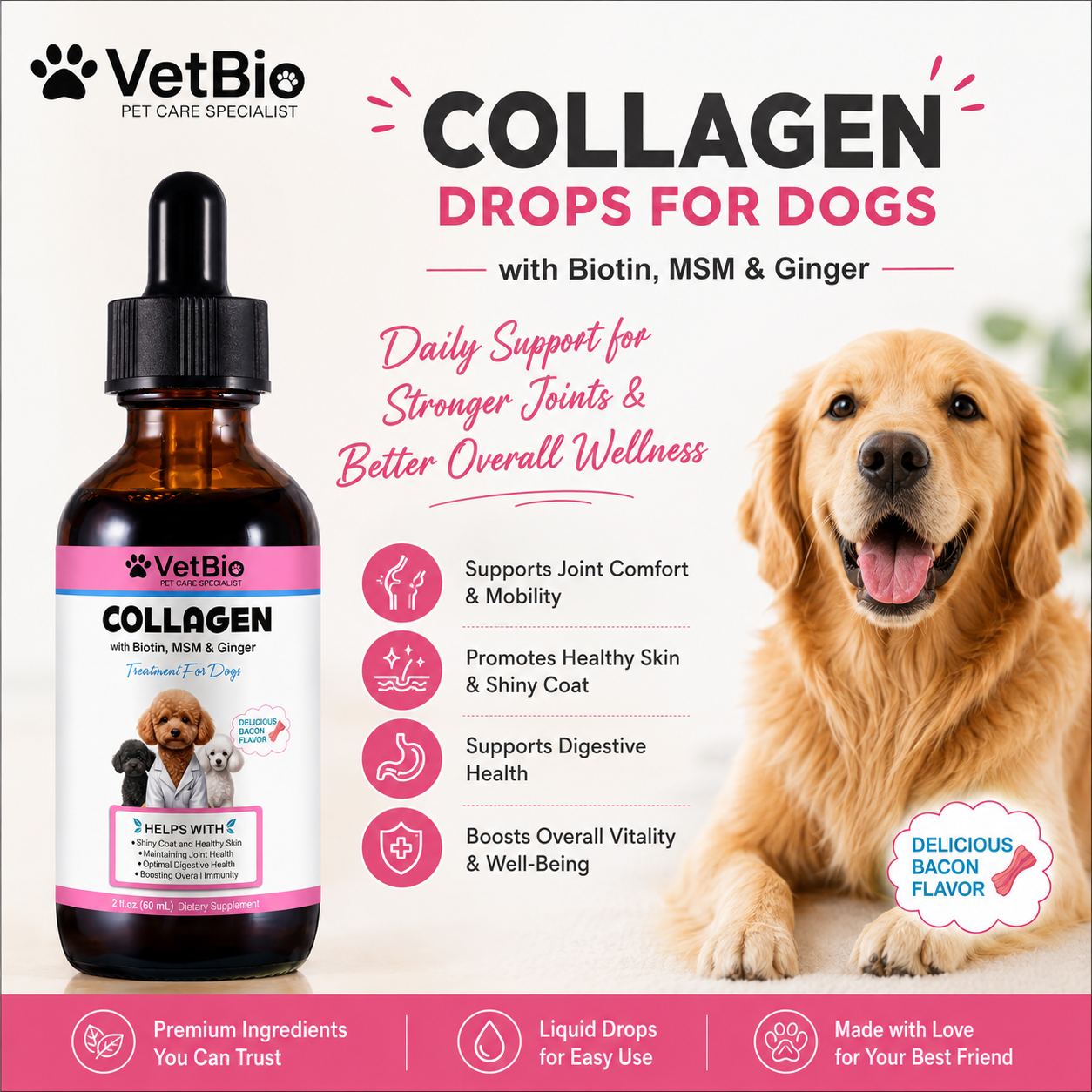 VetBio™ Collagen Drops For Dogs
