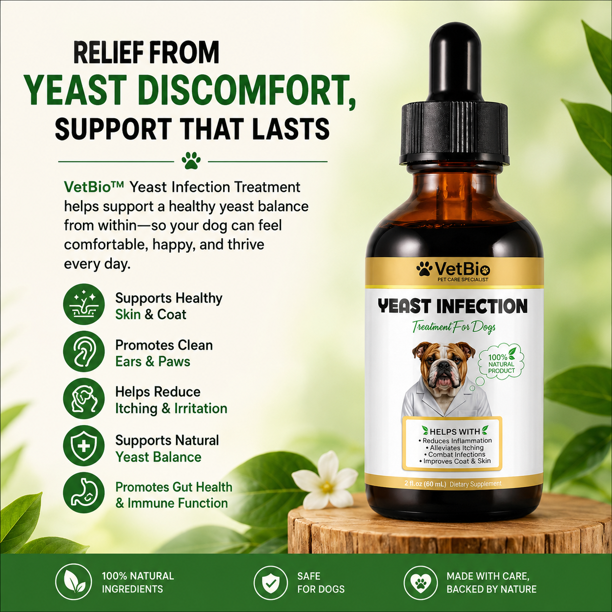 VetBio™ Yeast Infection Treatment For Dogs