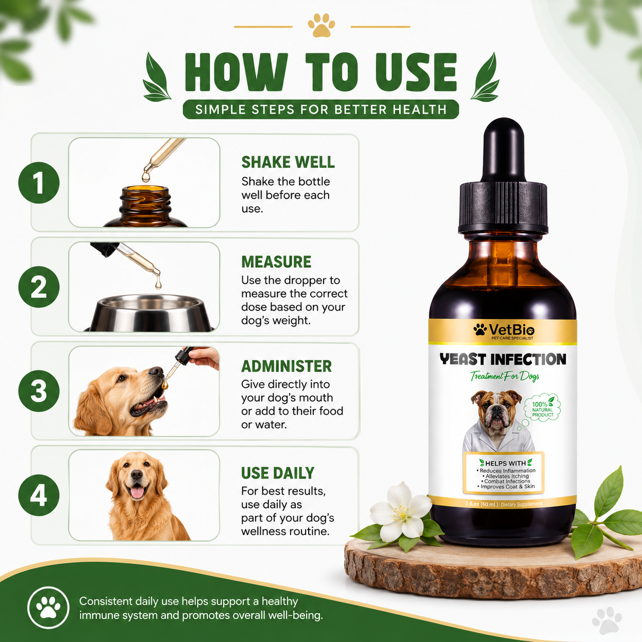 VetBio™ Yeast Infection Treatment For Dogs