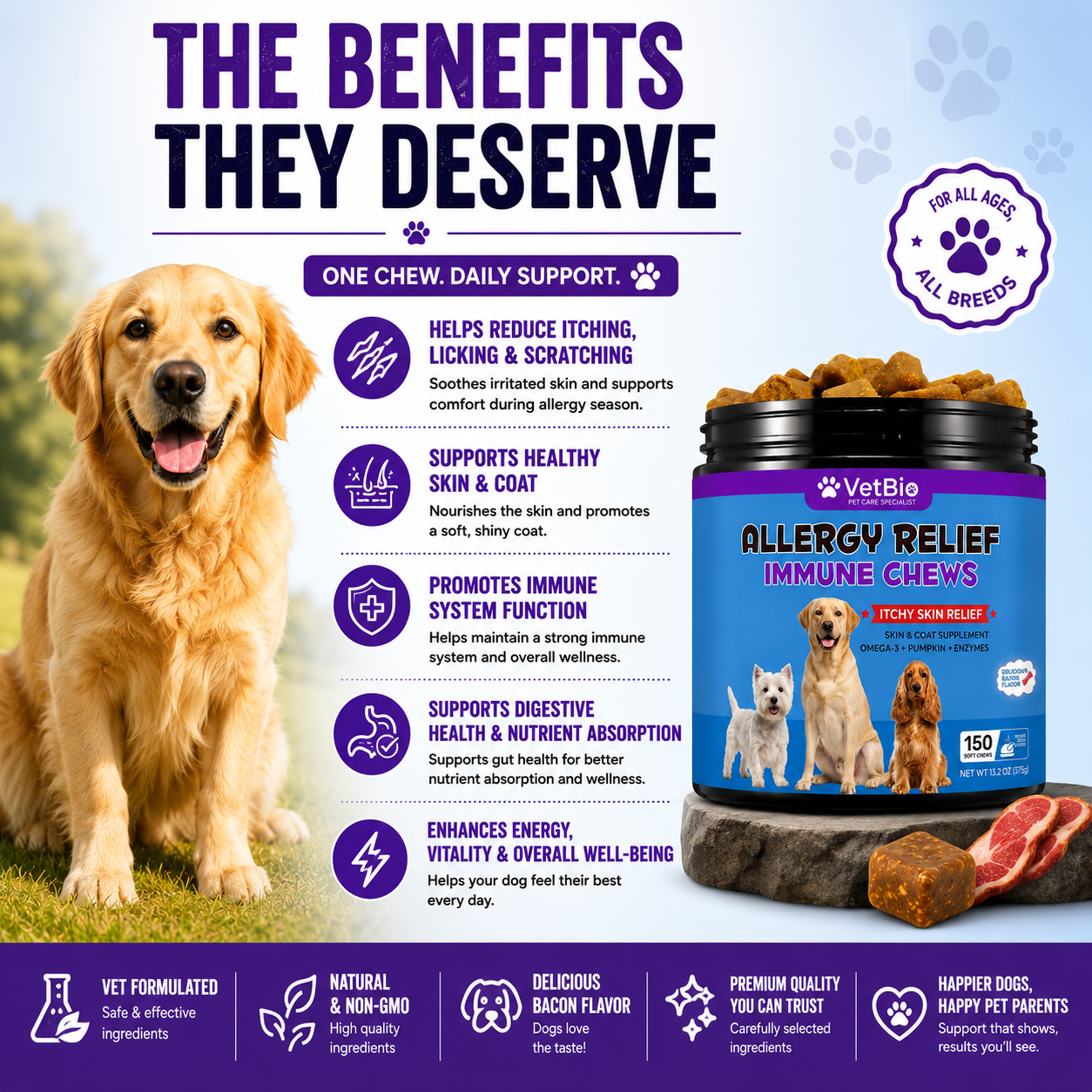 VetBio™ Allergy Relief Immune Chews
