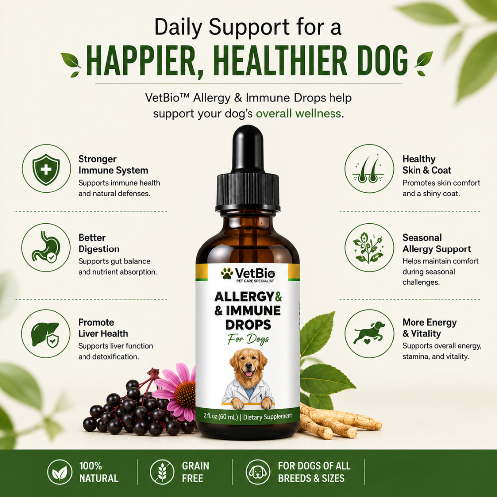 VetBio™ Allergy & Immune Drops For Dogs
