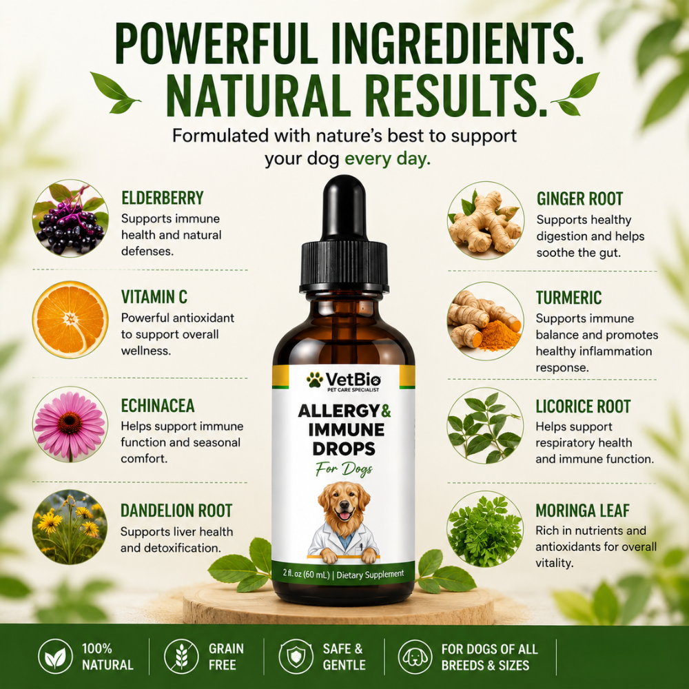 VetBio™ Allergy & Immune Drops For Dogs