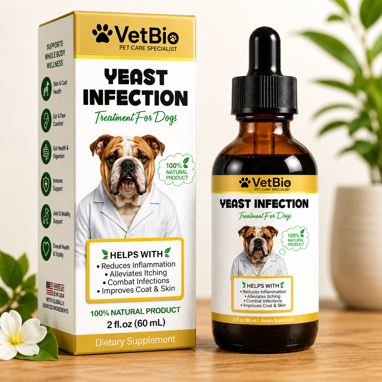 VetBio™ Yeast Infection Treatment For Dogs