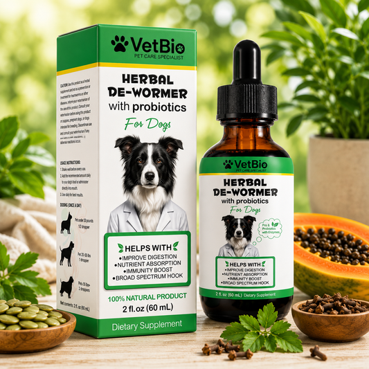 VetBio™ Herbal De-Wormer with Probiotics