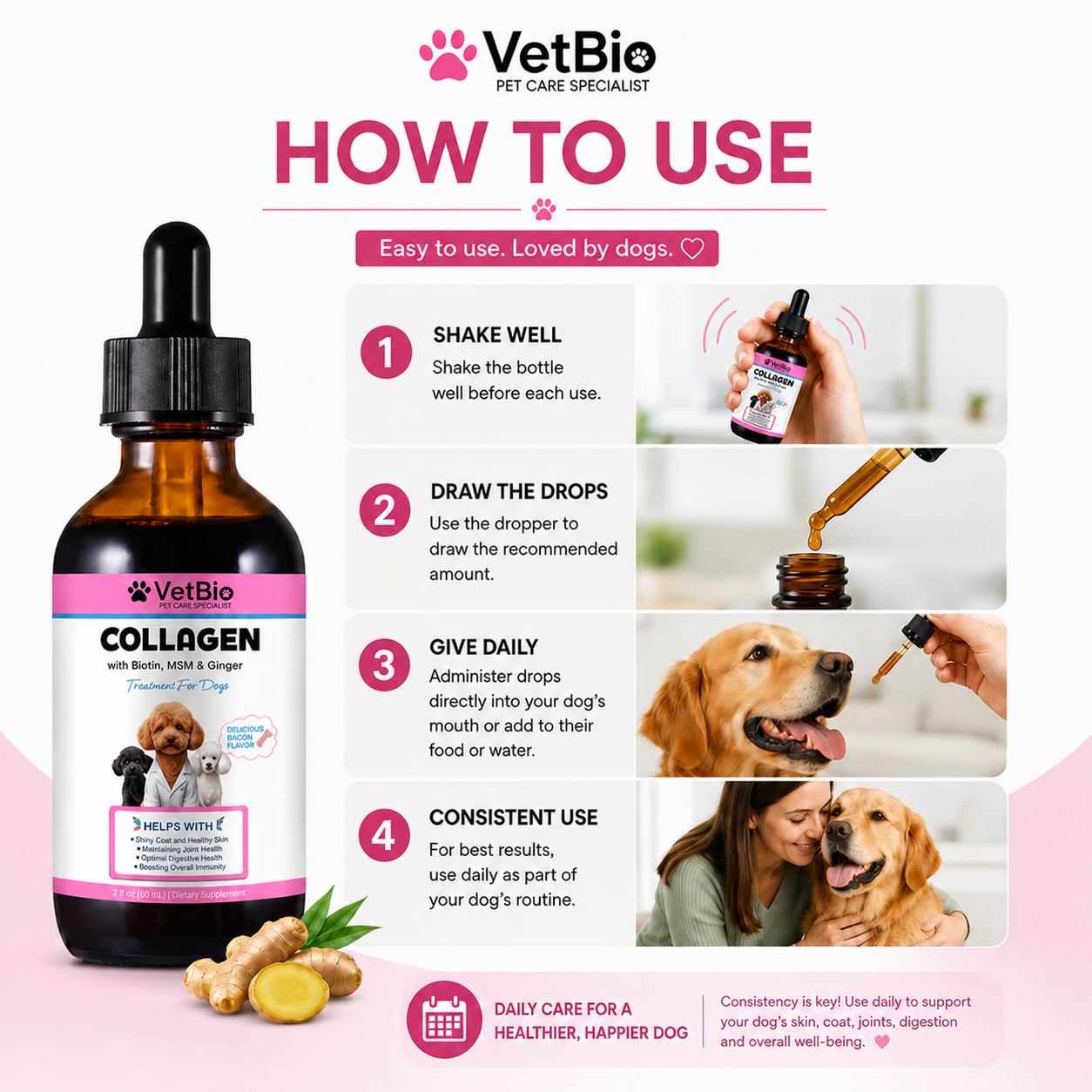 VetBio™ Collagen Drops For Dogs
