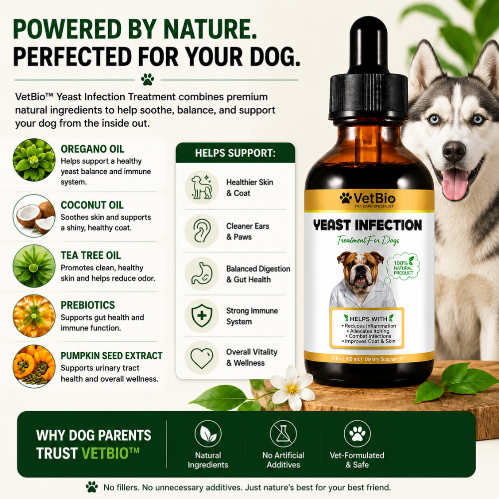VetBio™ Yeast Infection Treatment For Dogs