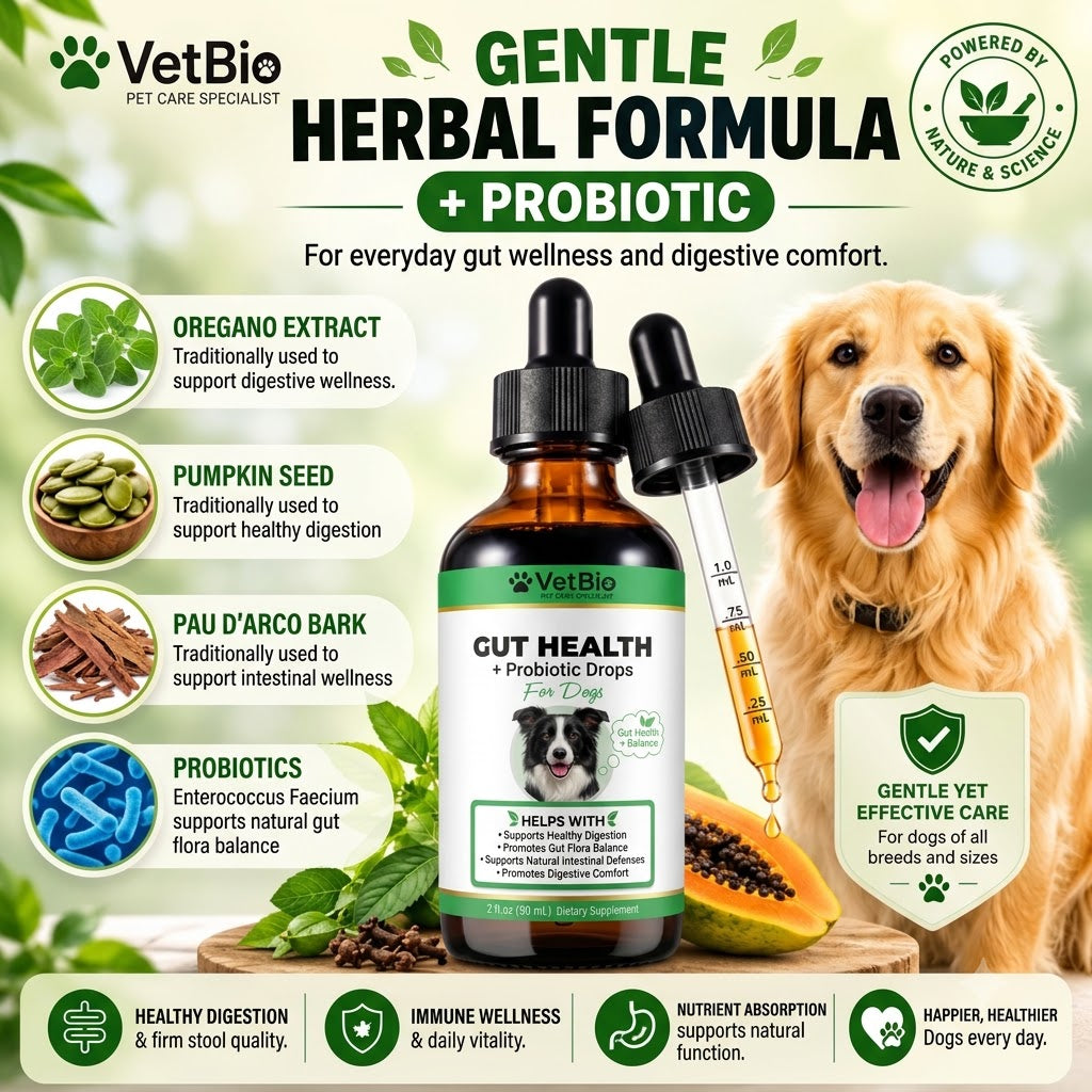VetBio™ Gut Health + Probiotic Drops